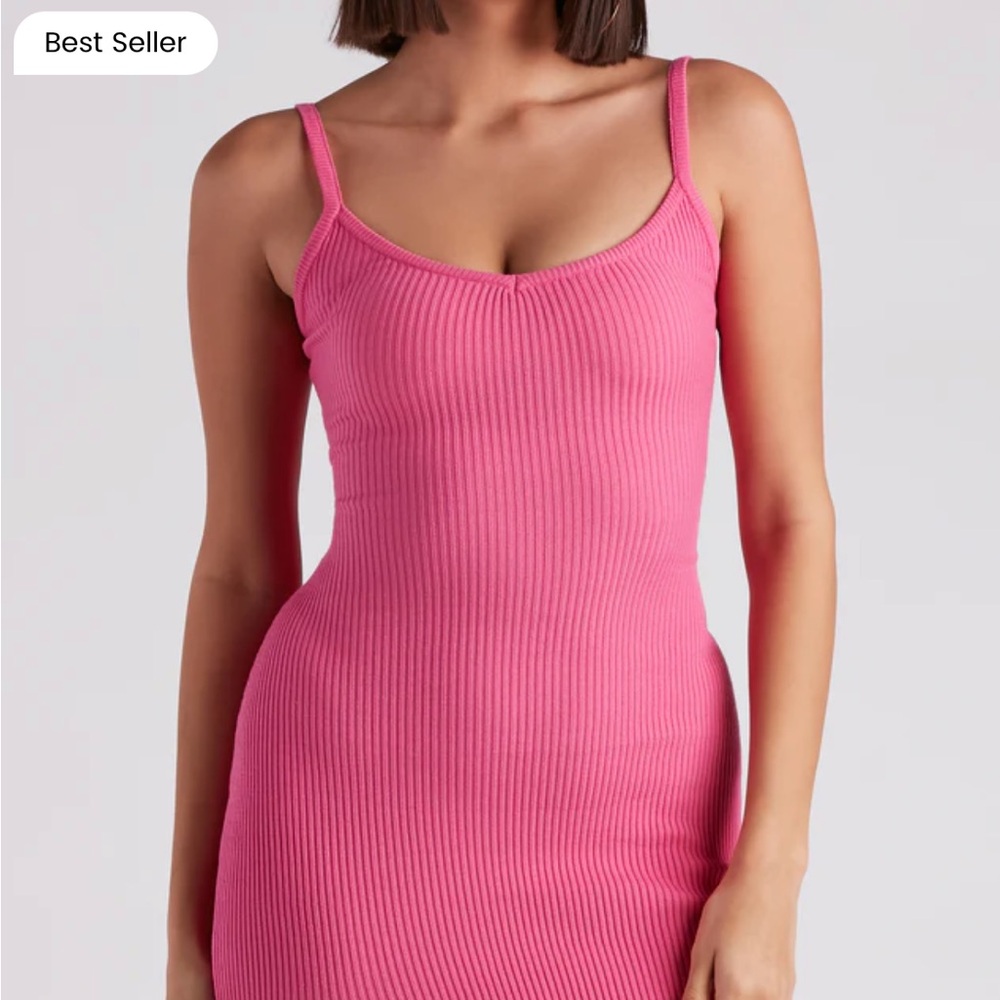 Like new - Windsor Perfectly Stylish Sleeveless Midi Sweater Dress XS